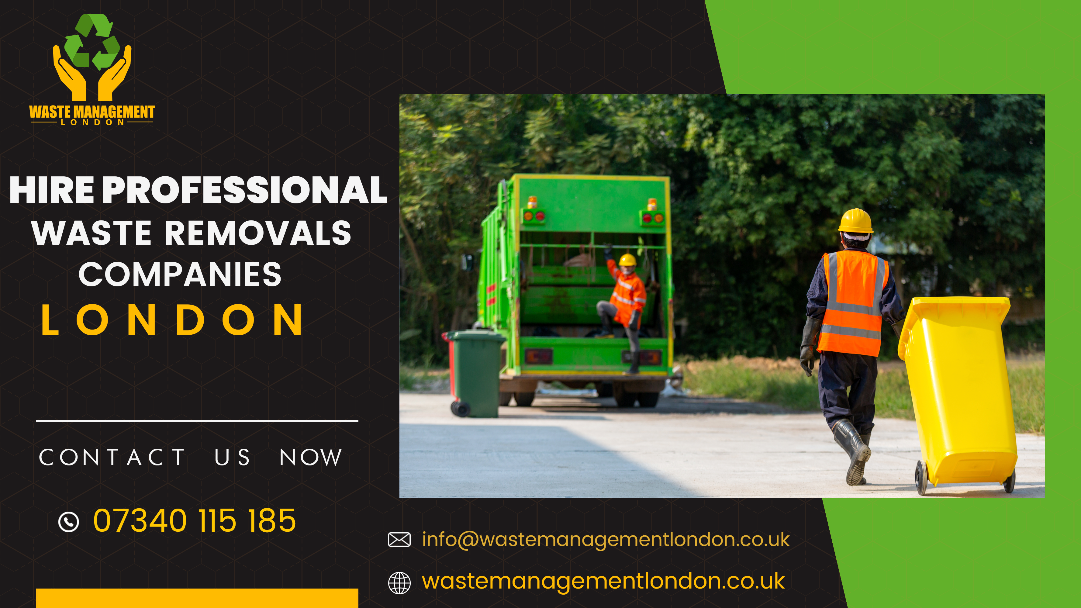 hire professional waste removals companies London 