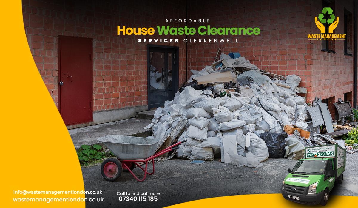 affordable house waste clearance services Clerkenwell